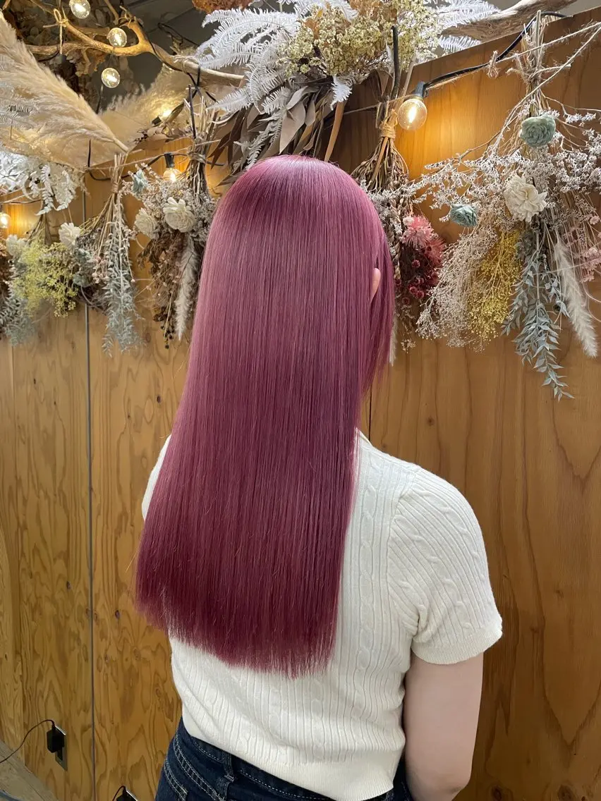 ロング ︎🤎デザインカラー kayanoのヘアスタイル