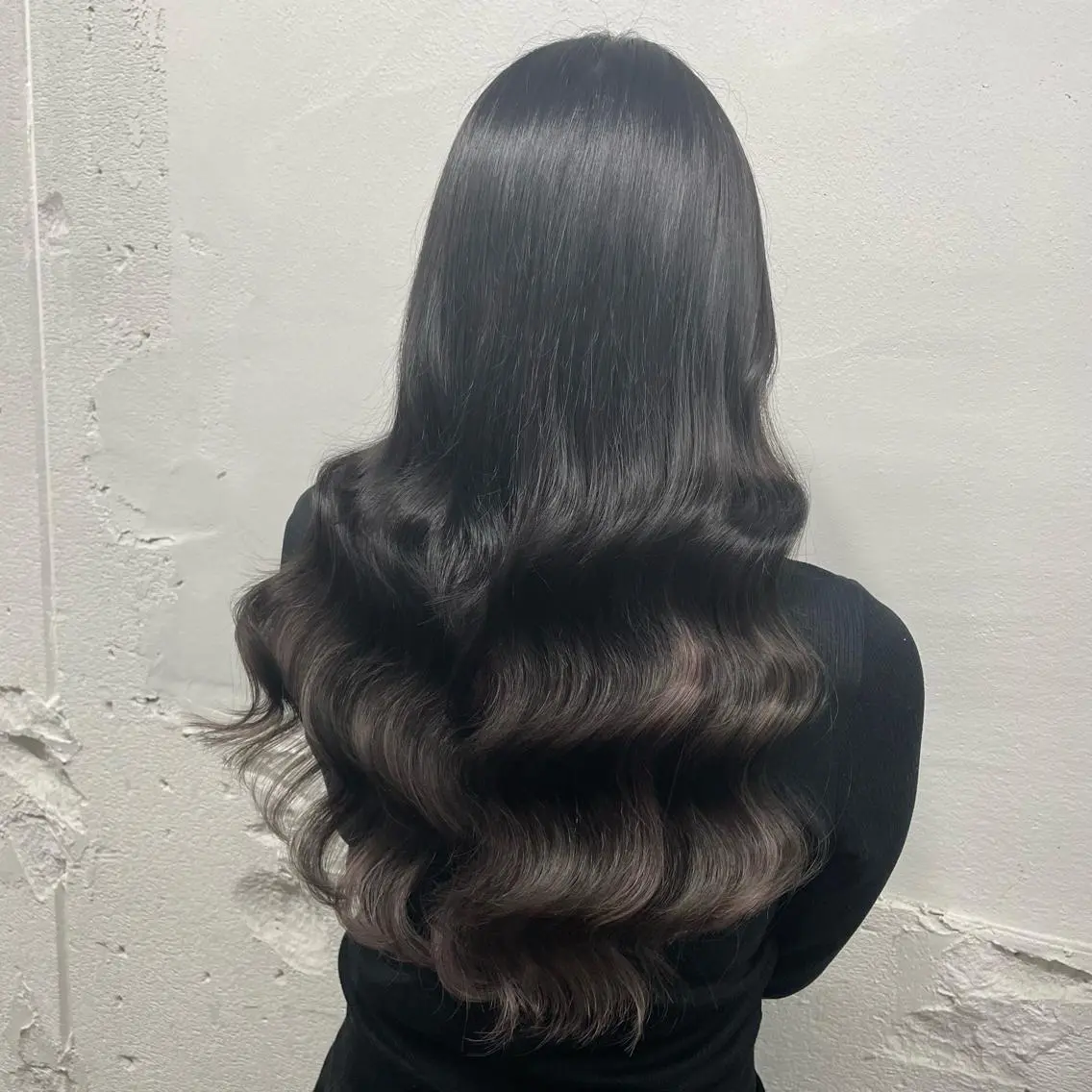 ロング カラー シールエクステ バレイヤージュ ミストバング ダブルカラー  フェイスフレーミング ヘアカラー エクステ 🧡艶髪/エクステ 🫧🧡YUKI❄️のヘアスタイル