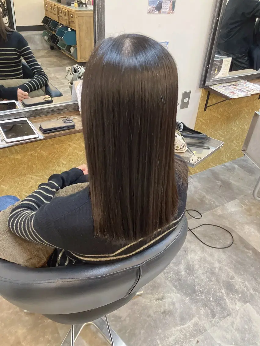 🌟人気No.3🌟カット+縮毛矯正+トリートメントの写真
