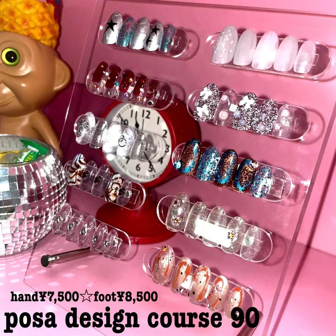 ネイル シンプルネイル ハンドネイル posa nail モエミのネイルデザイン