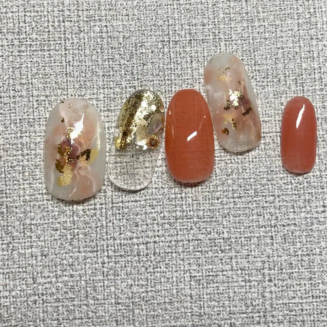 ネイル アートネイル フットネイル ニュアンスネイル 夏ネイル 山田 貴子のネイルデザイン