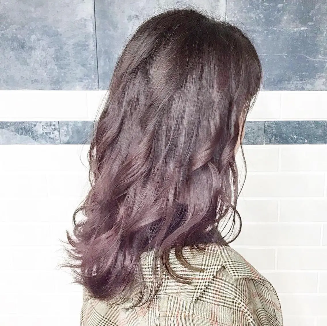 セミロング カラー アディクシーカラー ラベンダーカラー カット ヘアカラー トリートメント ❤️Ruminate 日暮里店❤️のヘアスタイル