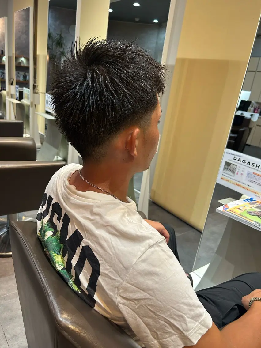 メンズ 塚腰 鳳生のヘアスタイル
