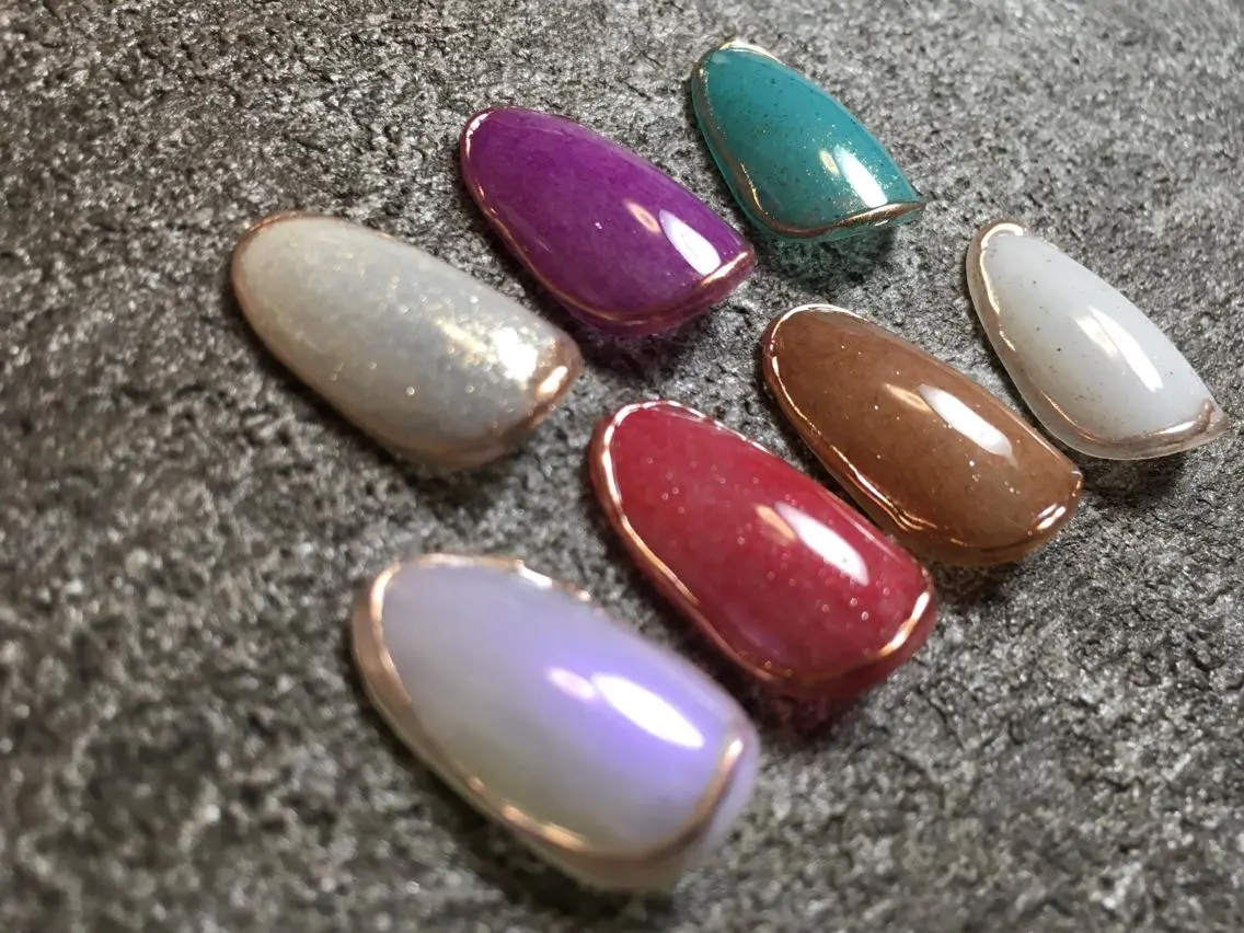 ネイル アートネイル ミラーネイル ハンドネイル nouva nailsのネイルデザイン