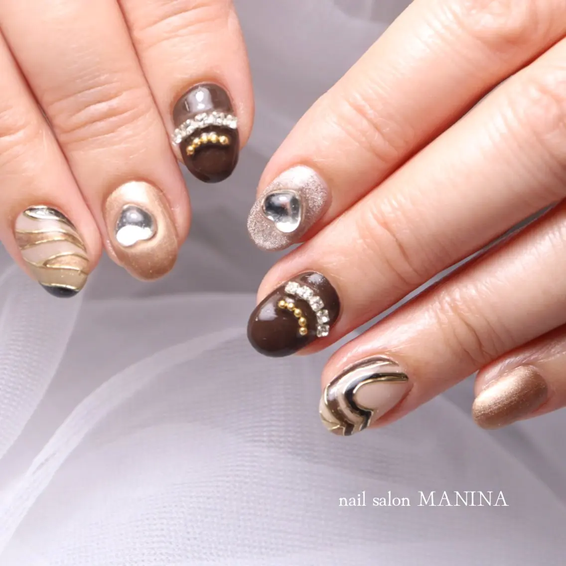 ネイル nailsalon Manina齋藤愛美のネイルデザイン