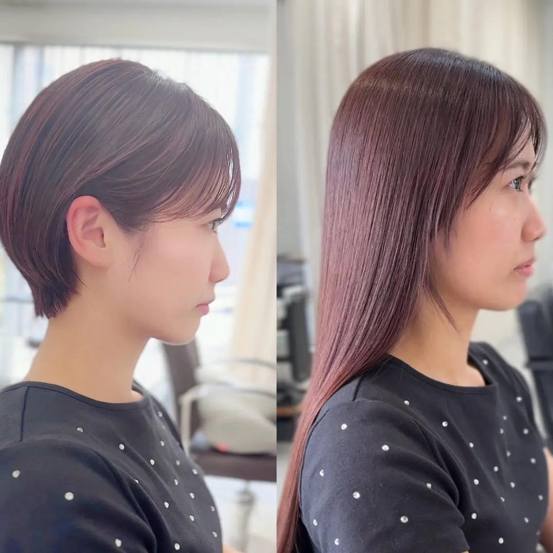 ショート カラー ボブ 似合わせカット 新越谷HATTORI 似合わせカットカラーのヘアスタイル