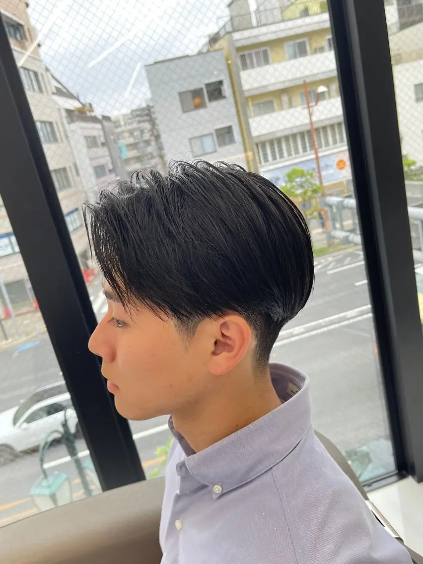 ショート メンズ カット 【木場✂️理容室】 メンズ清潔感カットのヘアスタイル
