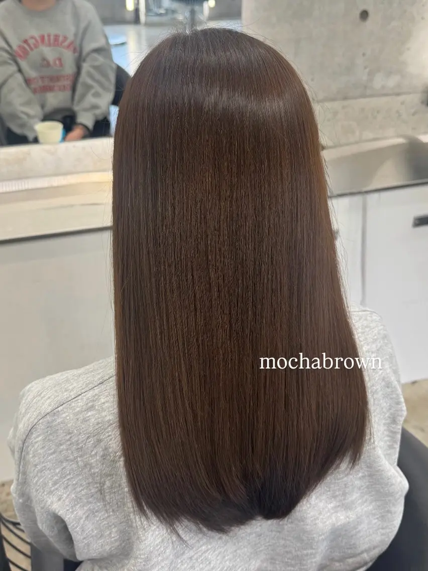 ロング カラー 透明感カラー ヘアカラー maho / 韓国風艶カラー🌙のヘアスタイル