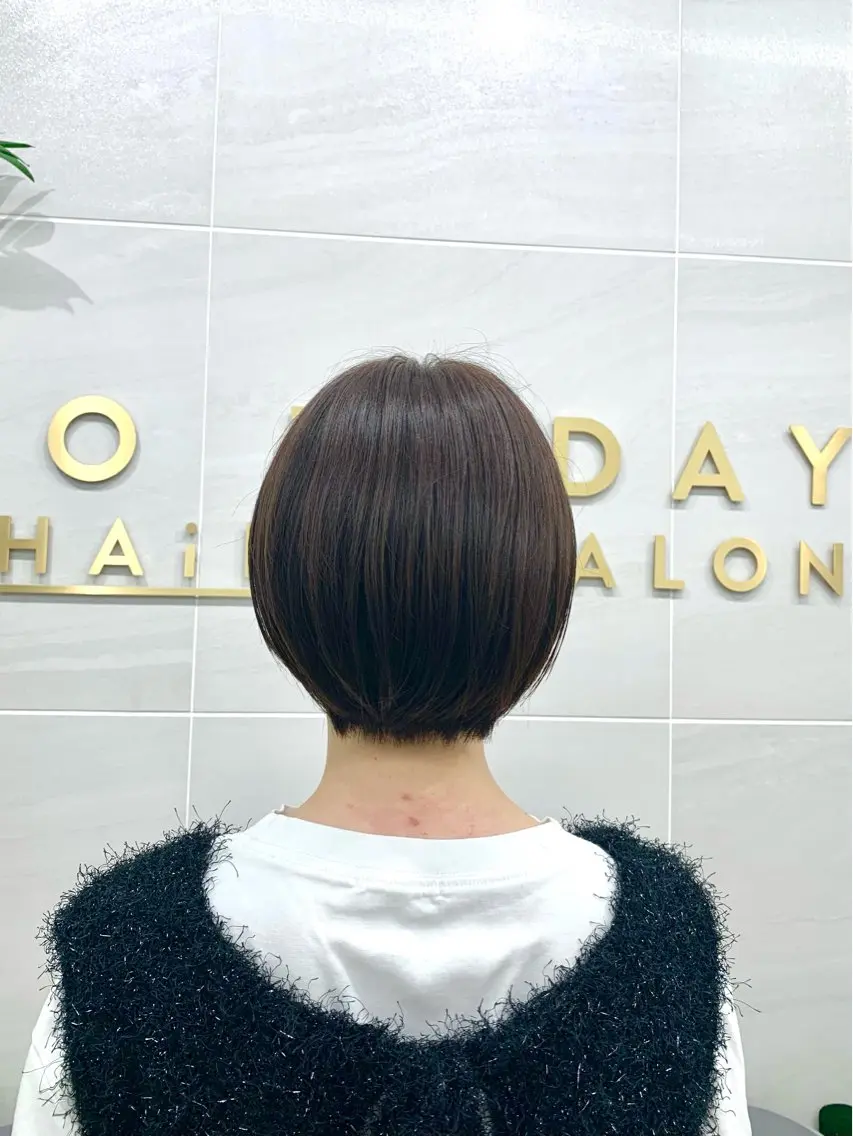 ショート カラー ショートボブ ショートレイヤー ボブ レイヤーカット ショートヘア カット ヘアカラー ヘッドスパ 本格ヘッドスパ🌿 ×ヘア 佐藤のヘアスタイル