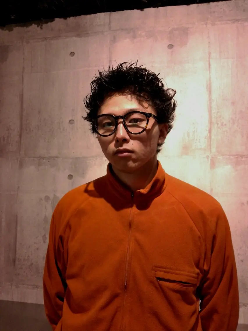 メンズ メンズパーマ スパイキーショート 窪田 力也のヘアスタイル