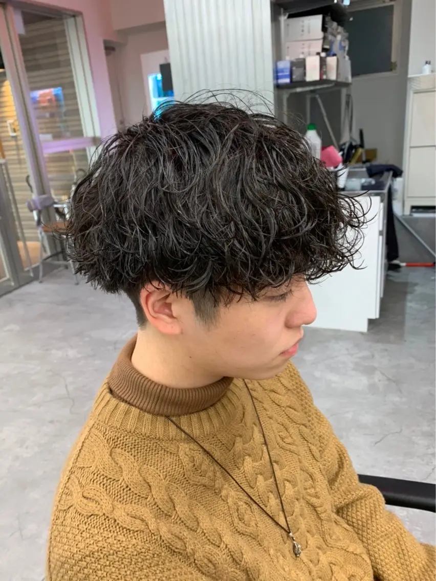 パーマ メンズ カット パーマ パーマ支持率No.1 ❤️🔥安成弾のヘアスタイル