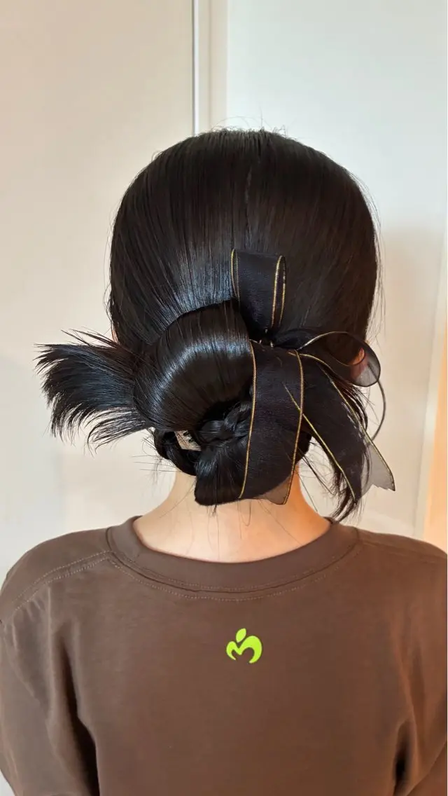セミロング ヘアアレンジ ヘアセット 表参道/アレンジ💐 /艶カラー/kahoのヘアスタイル