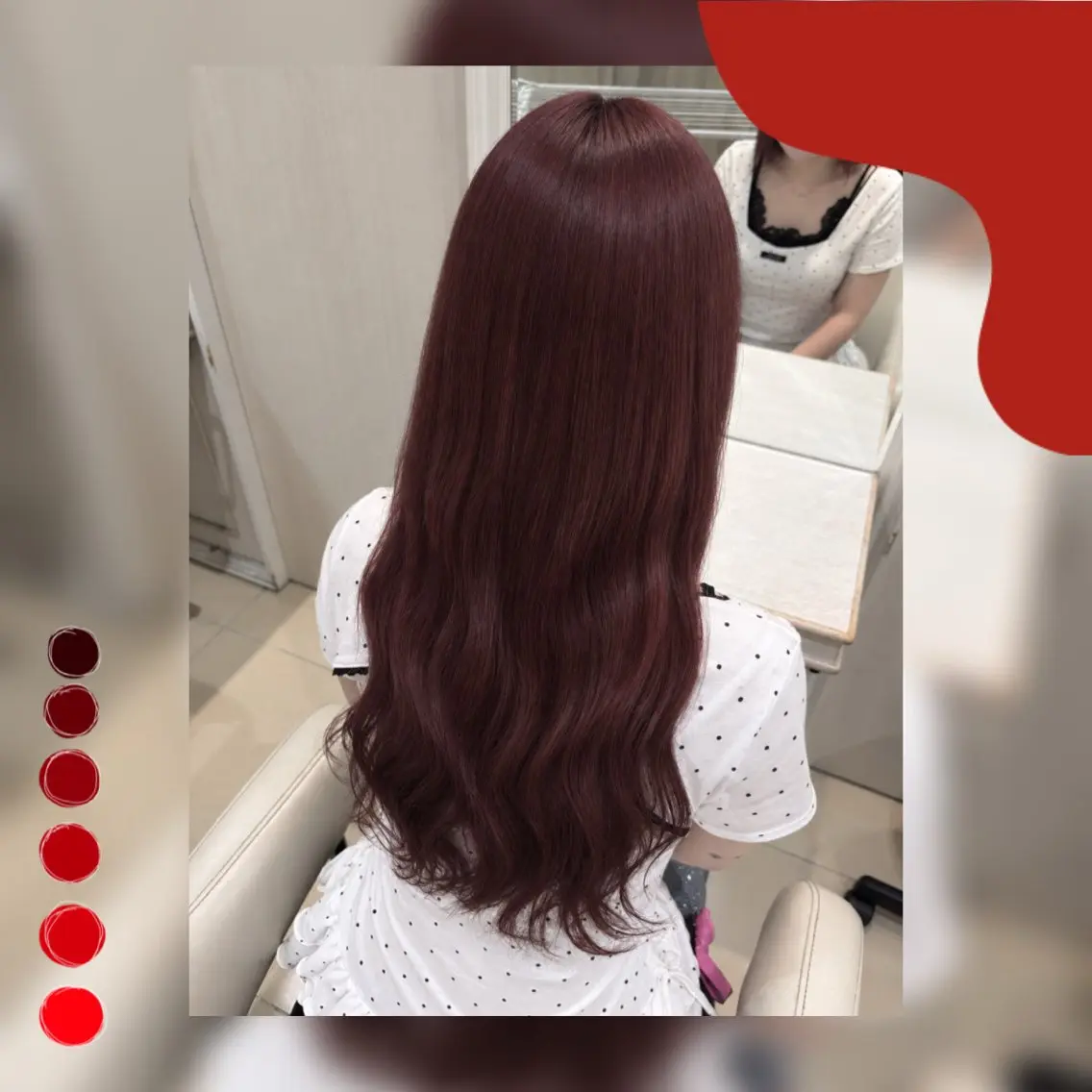 カラー ヘアカラー 上村 陽菜のヘアスタイル
