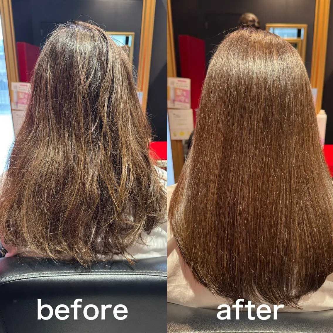 セミロング カラー ブリーチ 透明感カラー 髪質改善 トリートメント カット ヘアカラー トリートメント ブリーチカラー/ 岩破瑞希のヘアスタイル