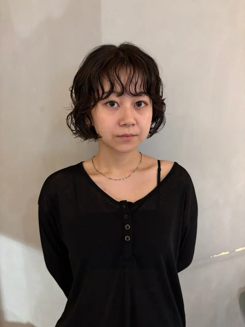 【　カット+ パーマ + oggiottoトリートメント🌿　 】の写真