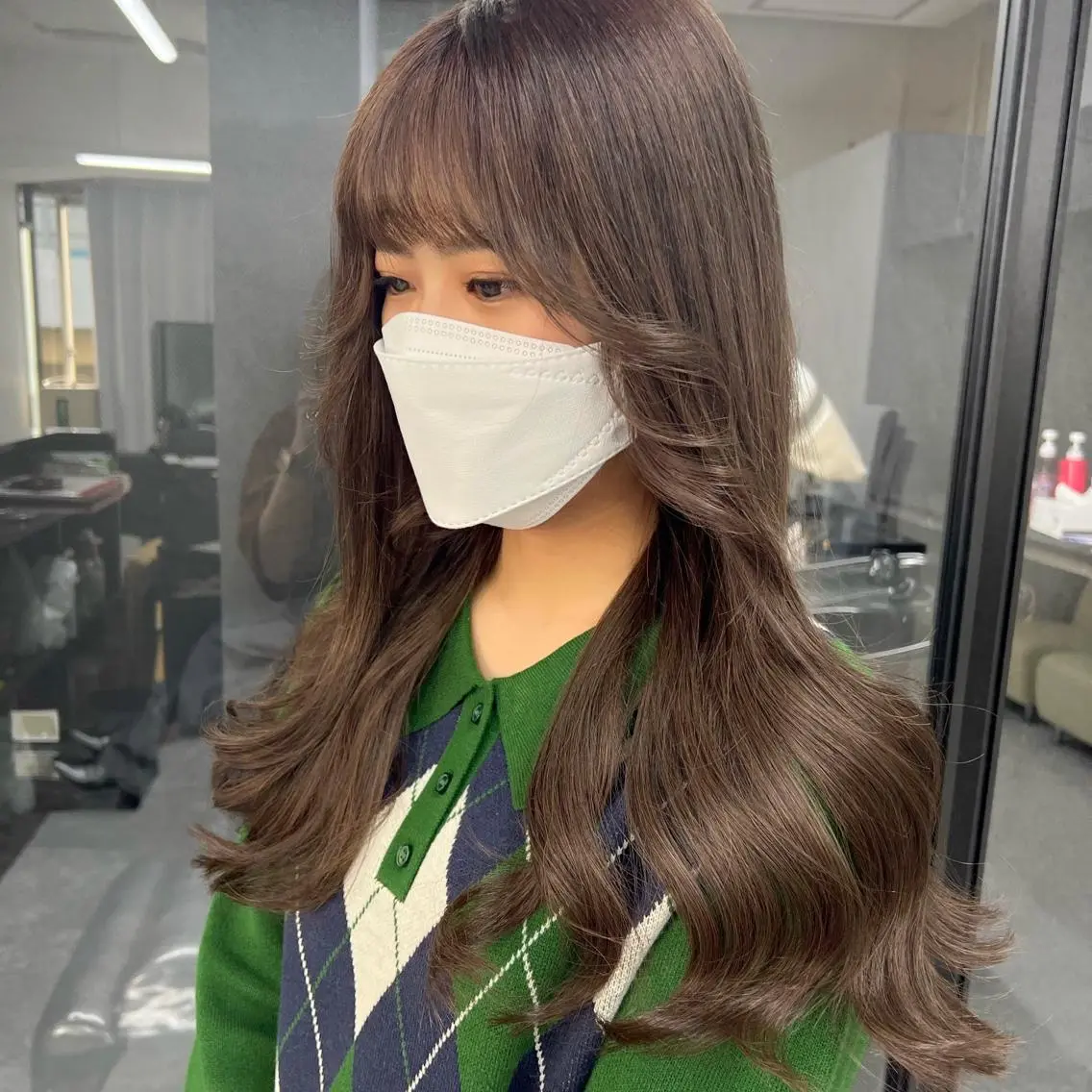 ロング カラー シールエクステ ハイトーンカラー エクステ ヘアカラー エクステ シールエクステ特化 ハイトーン、NANAのヘアスタイル