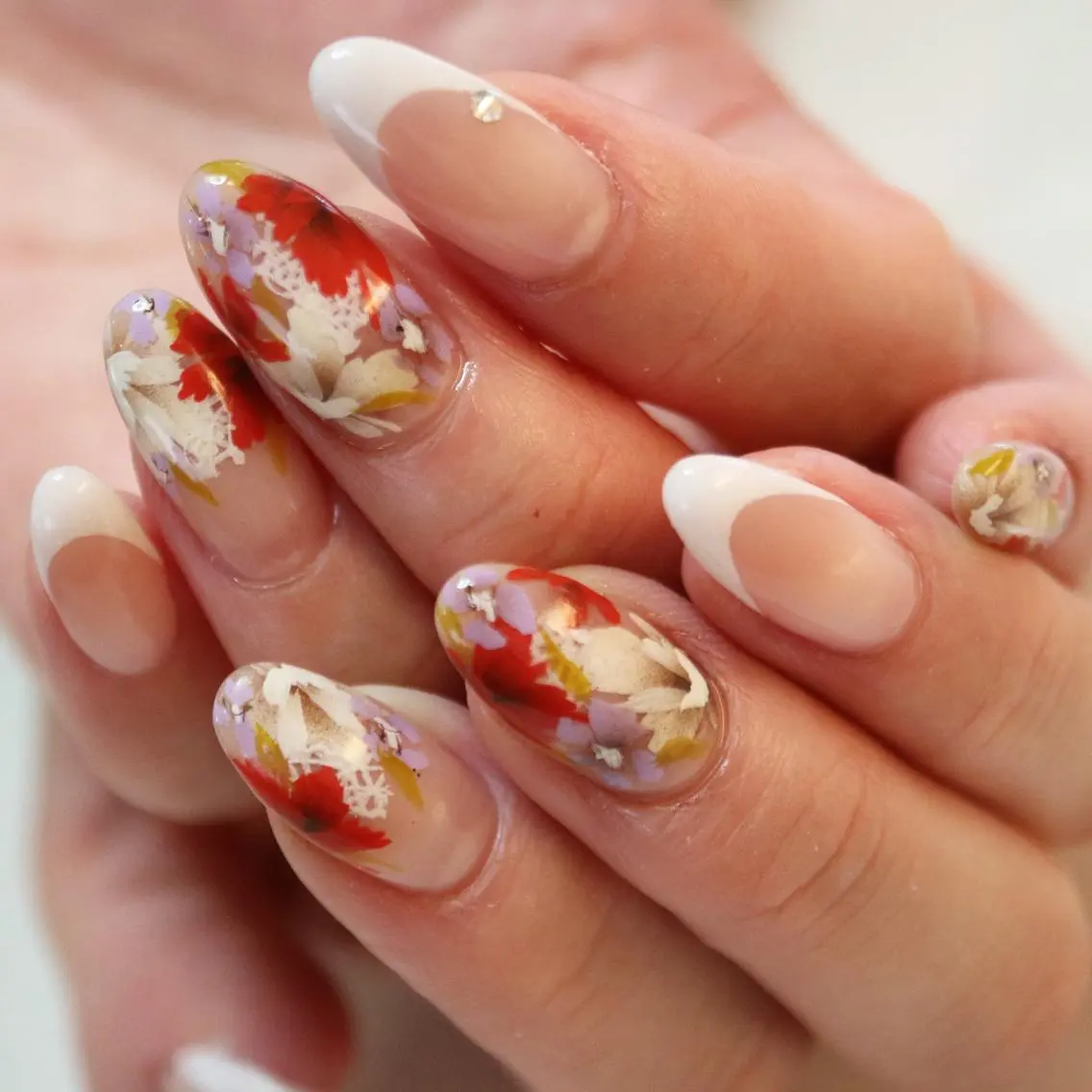 ネイル アートネイル フラワーネイル 春ネイル Faire MIKIのネイルデザイン