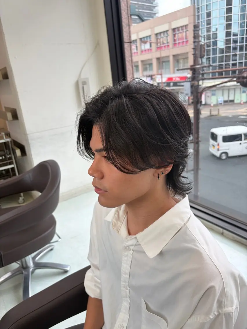 パーマ メンズ メンズパーマ ニュアンスパーマ カット パーマ WILL 上村拳吾 似合わせ特化のヘアスタイル