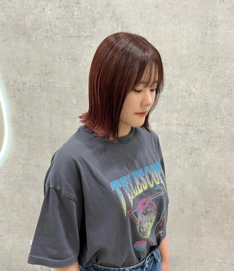 ショート カラー 中島 日菜のヘアスタイル