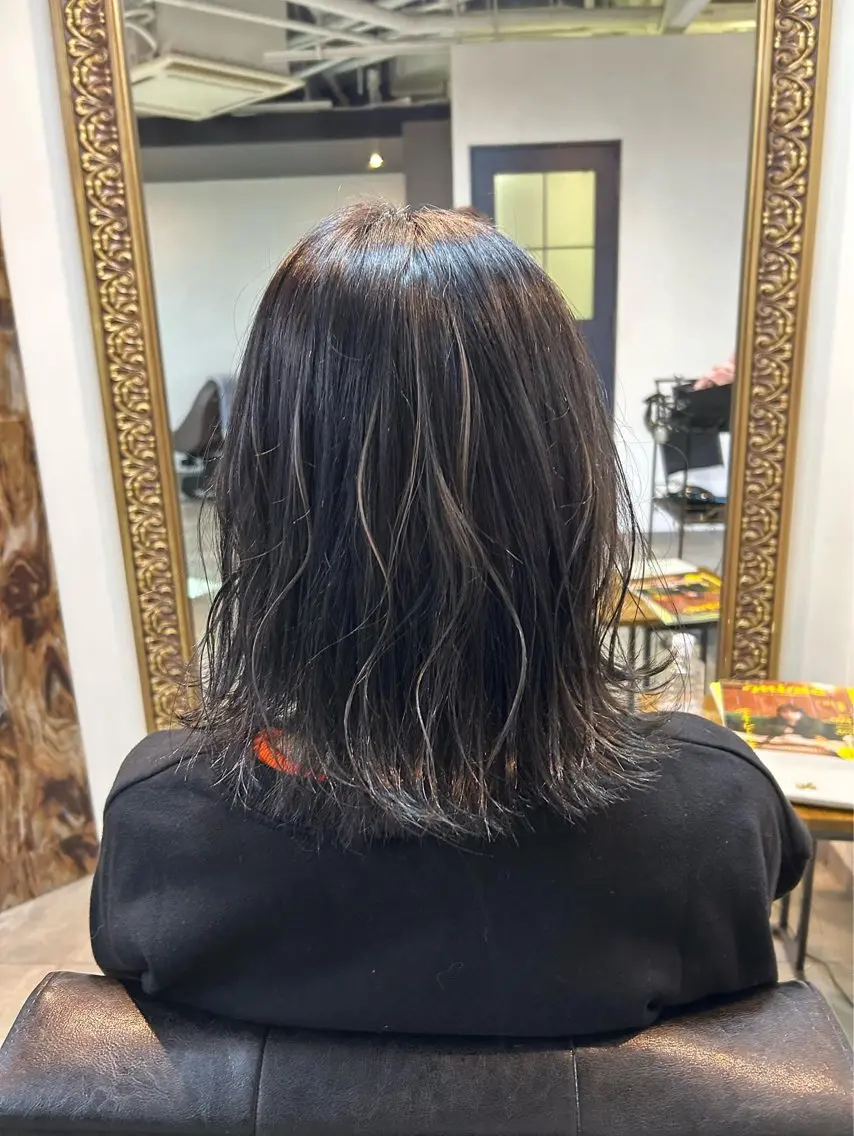 ミディアム カット トリートメント uhiyama shotarouのヘアスタイル