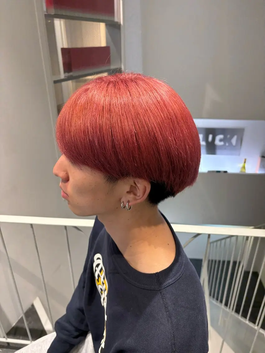 メンズ ヘアカラー nanami lucktokyoのヘアスタイル