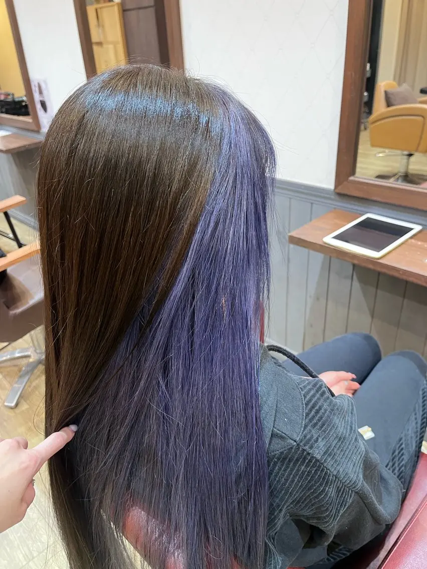 ロング ロング Kasahara Akariのヘアスタイル