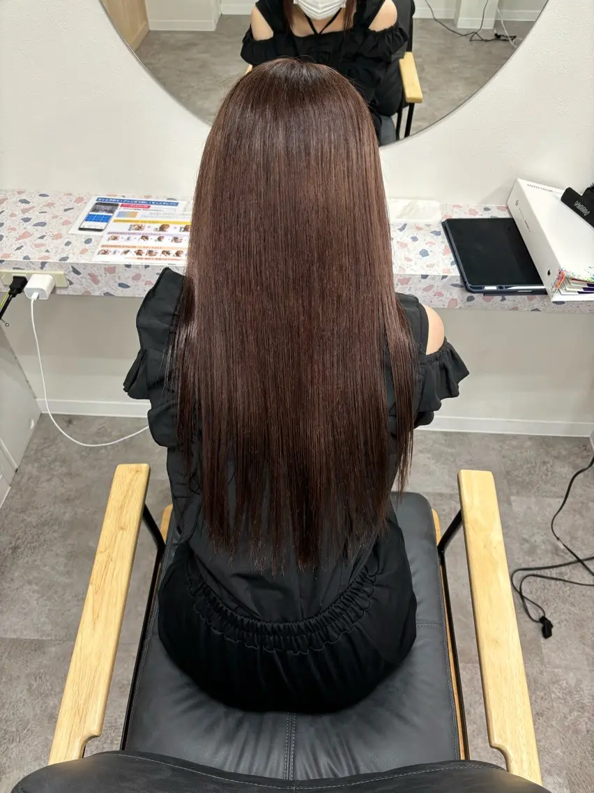 ロング カラー mitsuki ブリーチモデルのヘアスタイル