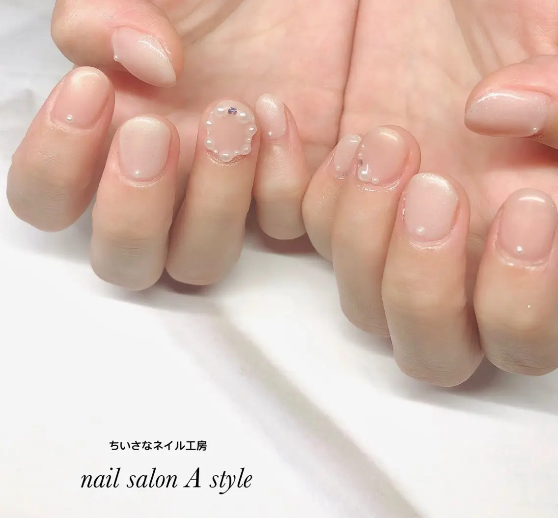 ネイル ブライダルネイル nail salon A styleのネイルデザイン