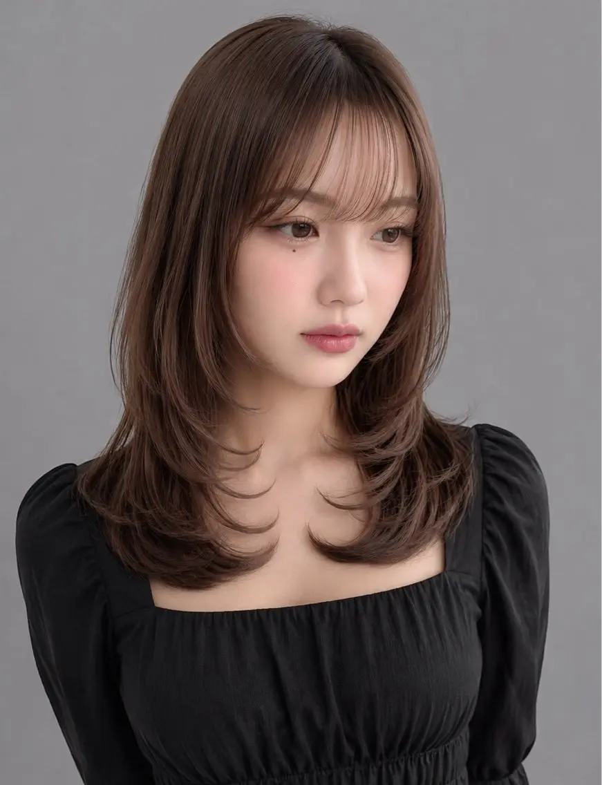 ミディアム 🍎縮毛矯正特化🍎 にしごおりのヘアスタイル