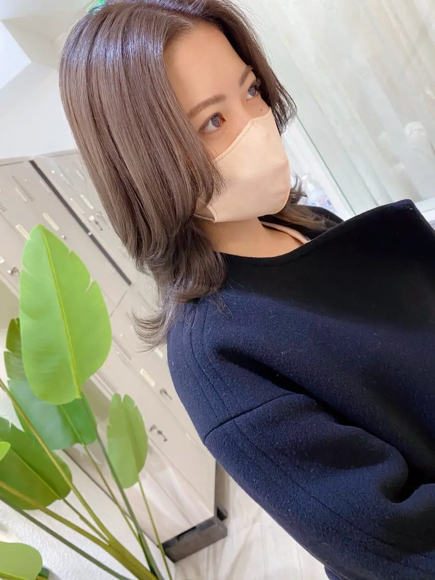 ミディアム 髪質改善美髪特化 ルイス奈良のヘアスタイル