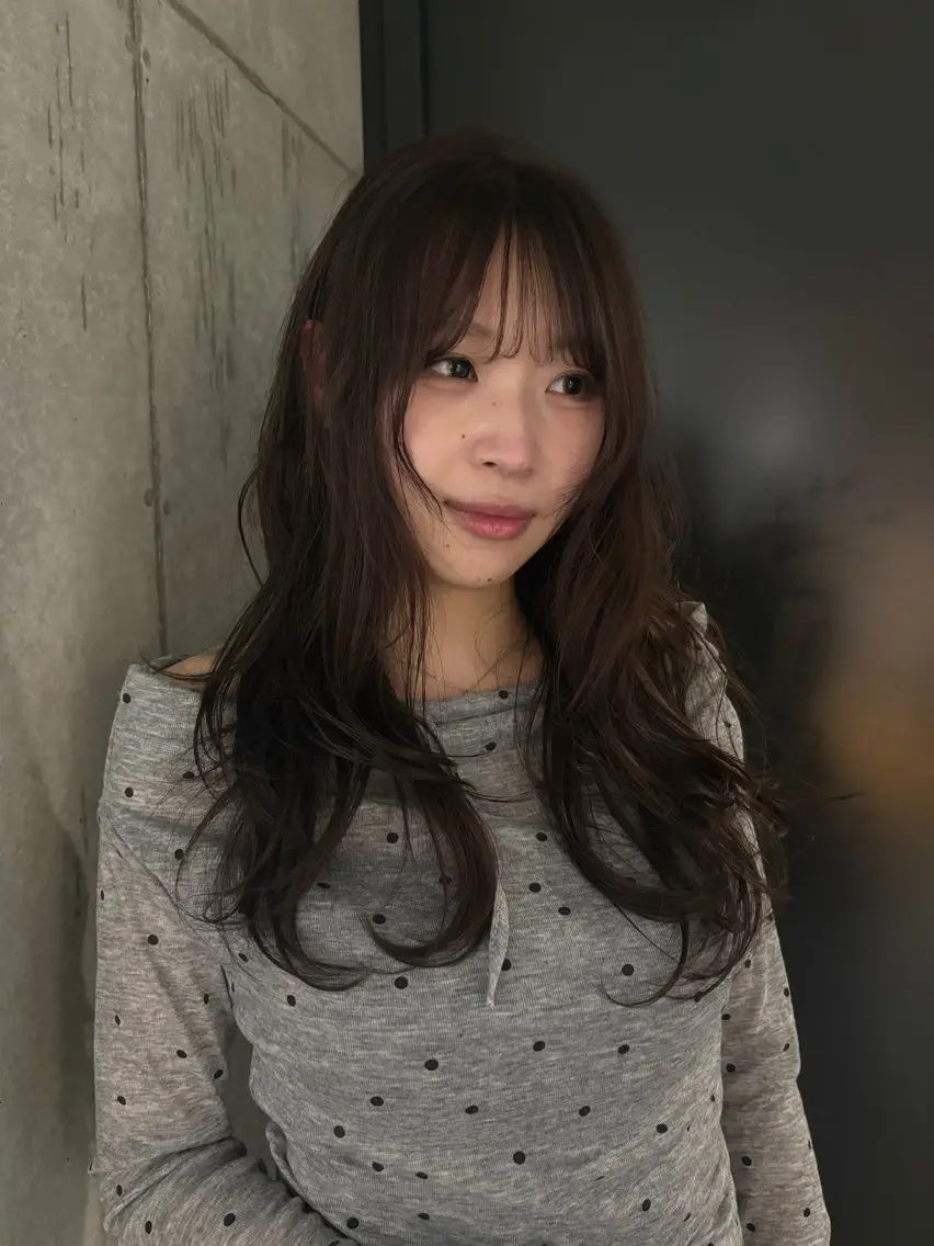 ロング カラー ヘアカラー Fujita Neneのヘアスタイル
