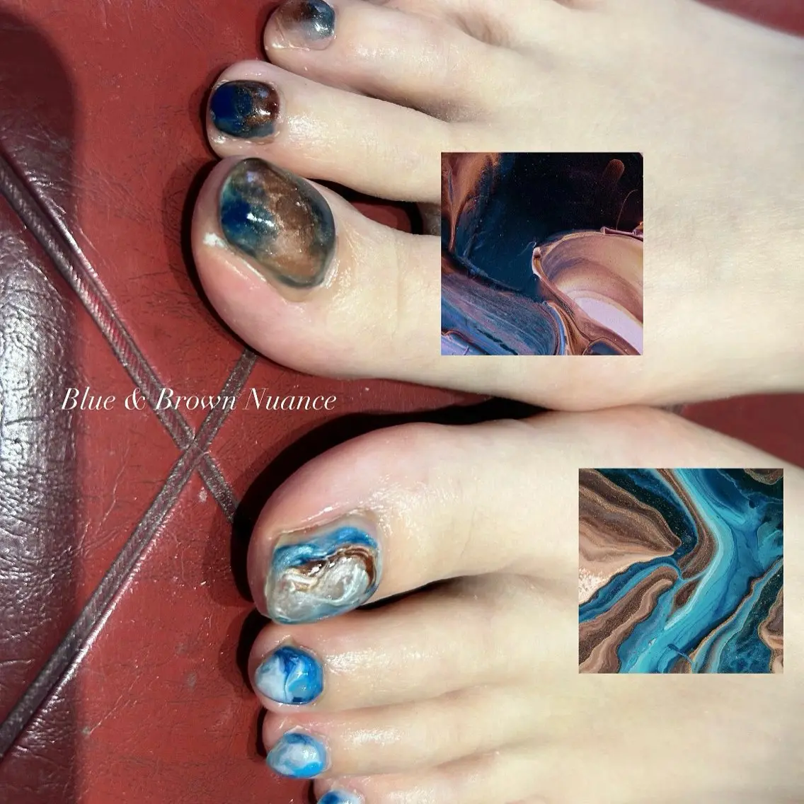 ネイル ハンドネイル フットネイル ASA nail / アート☀︎ニュアンスのネイルデザイン