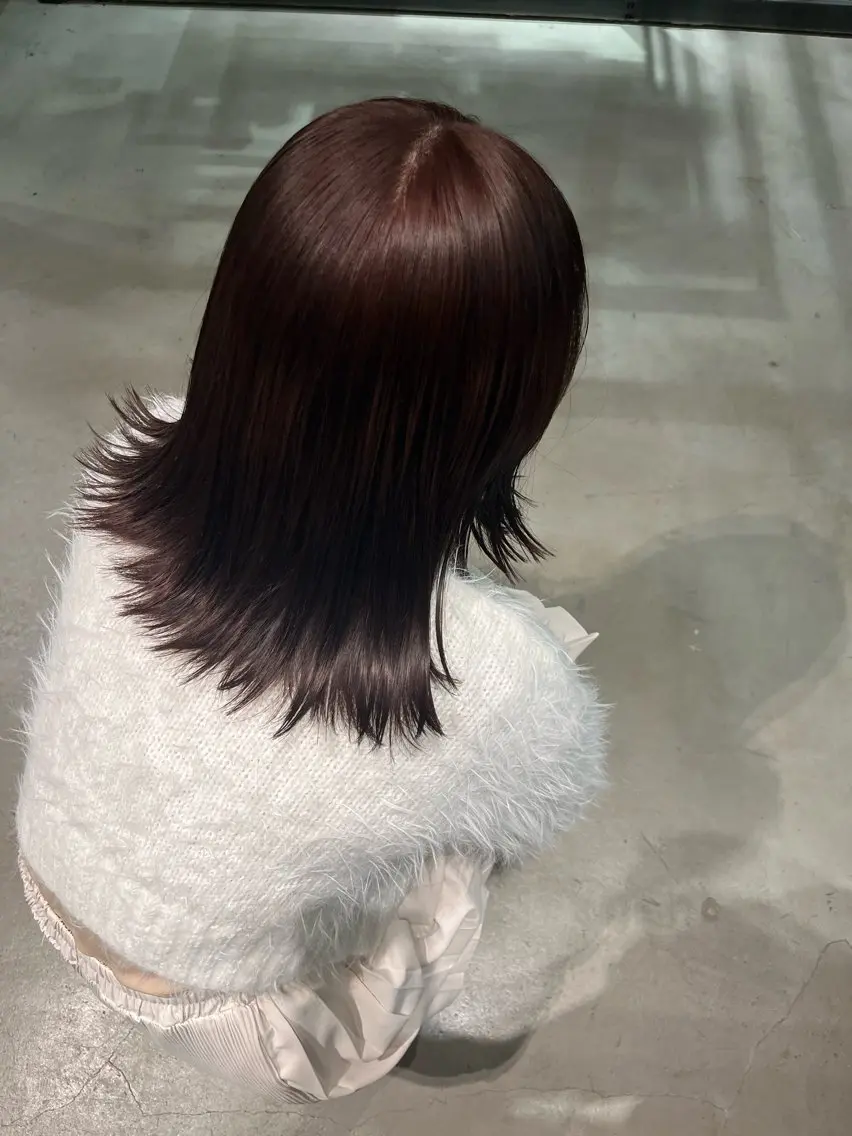 カラー ブラウンカラー レッドカラー ヘアカラー 尾曲 孝貴のヘアスタイル