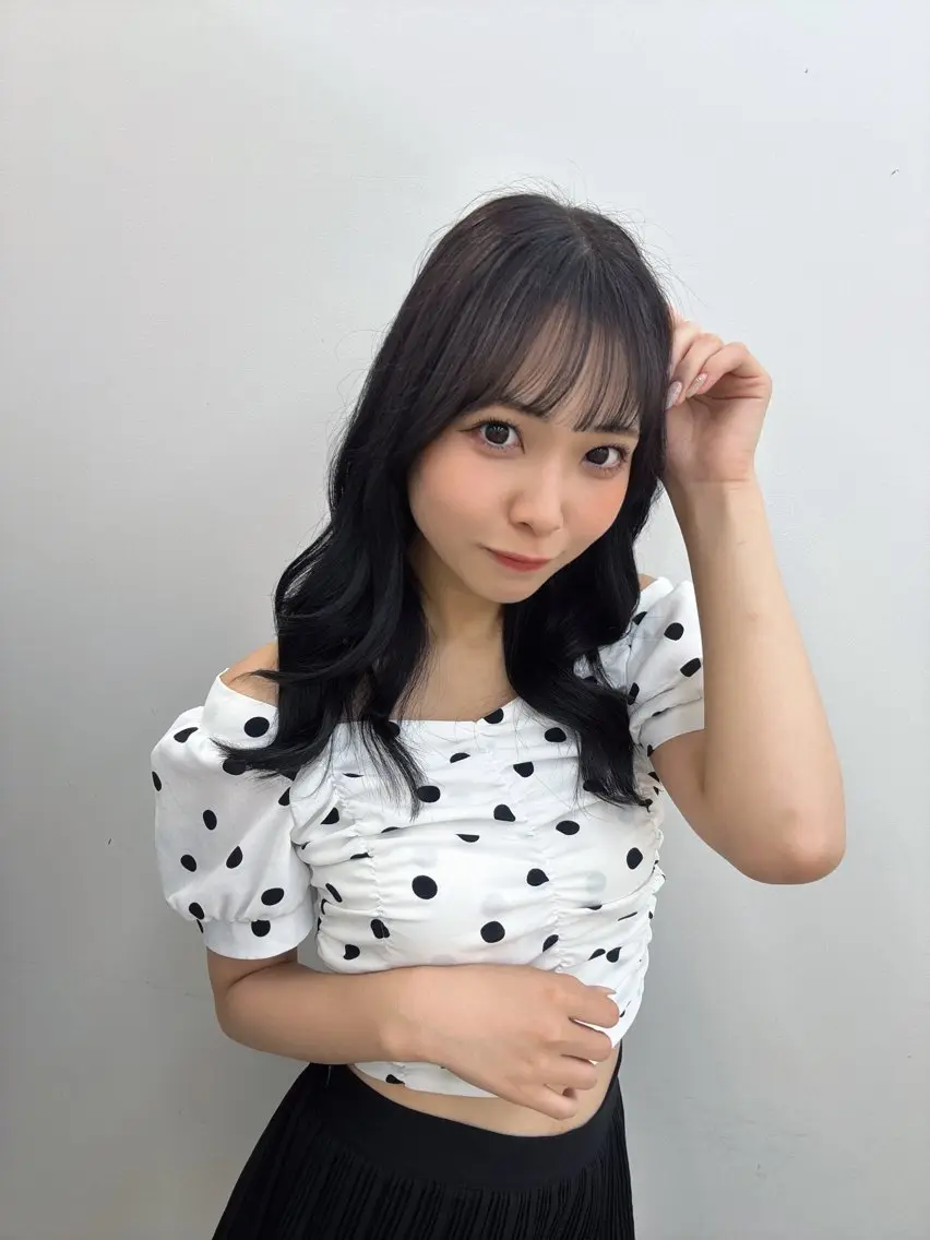 セミロング ヘアアレンジ 愛されカラー🩷 haruのヘアスタイル