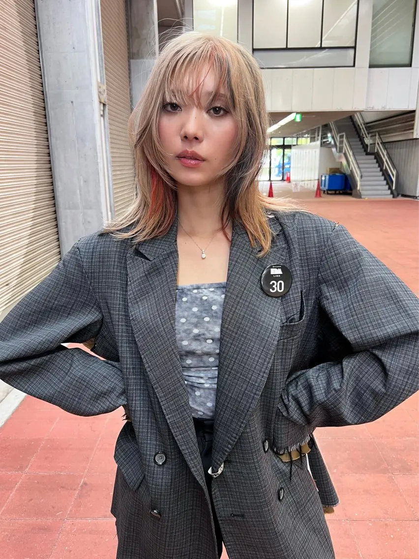 ミディアム カラー カット ヘアカラー トリートメント 樫原裕二/似合わせ カット/透明感カラーのヘアスタイル