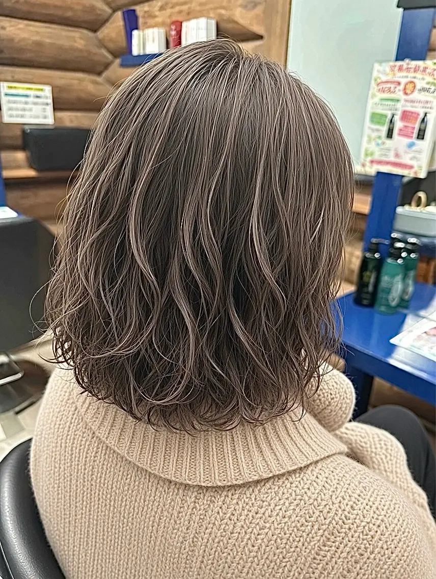 ミディアム パーマ 🃏リンクスハート ♥️綿松彩乃♥️のヘアスタイル