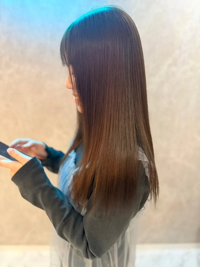 ロング カラー アクアカラー オーガニックカラー 髪質改善 縮毛矯正 トリートメント カット ヘアカラー トリートメント ブリーチの神 KYONのその他イメージ