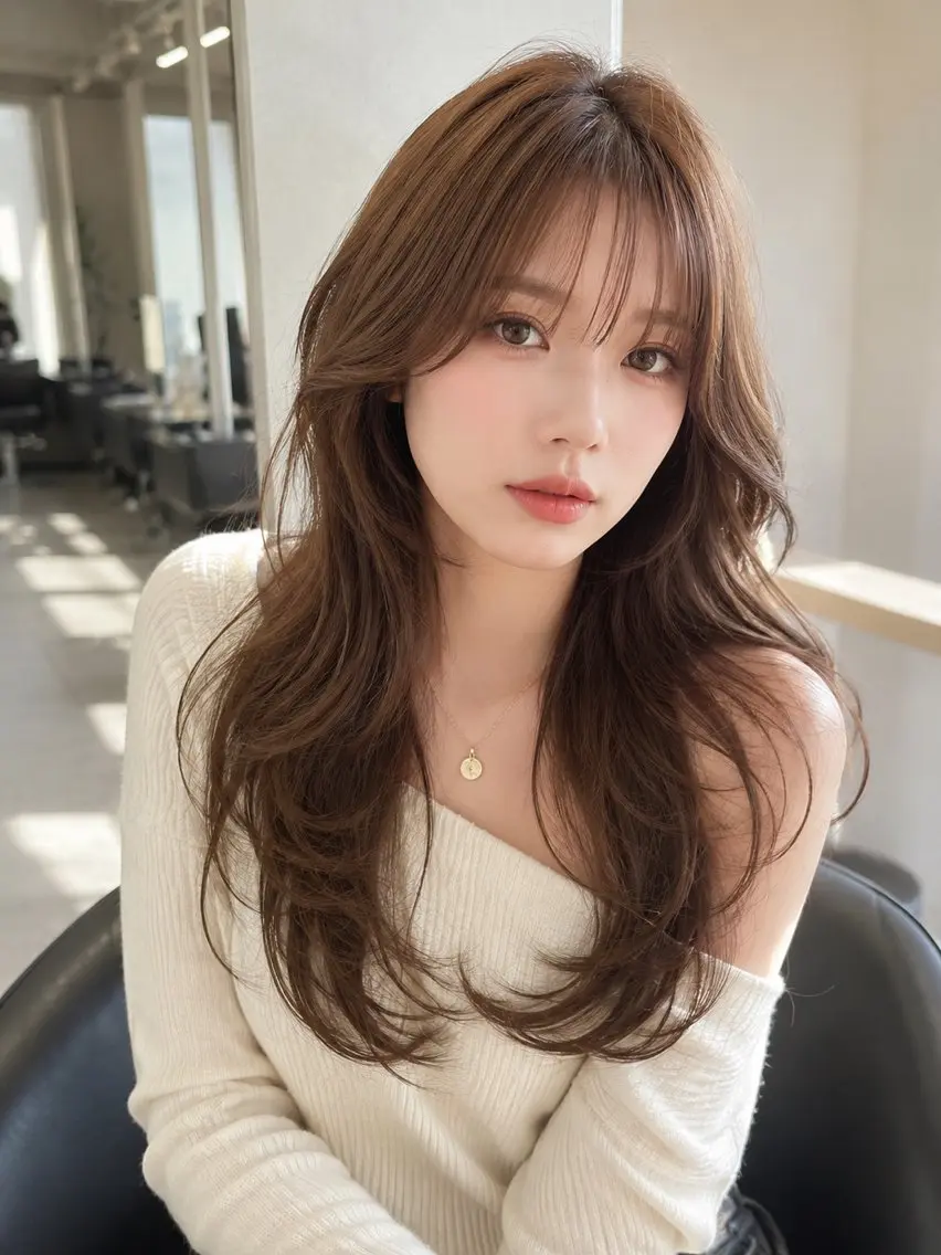 ロング カラー カット ヘアカラー ✨THE ECT✨ 島崎　凌のヘアスタイル