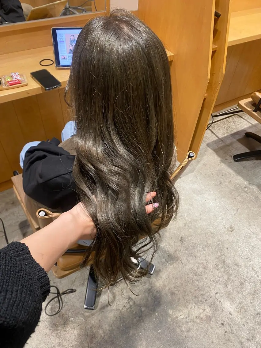 ロング ヘアカラー GINZARay2 風本朱里🐥のヘアスタイル