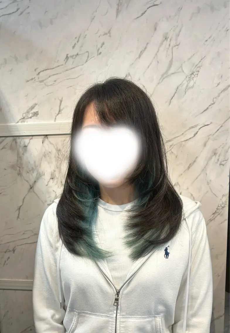 セミロング レイヤーカット カット カット¥1100 ✂️MIUのヘアスタイル