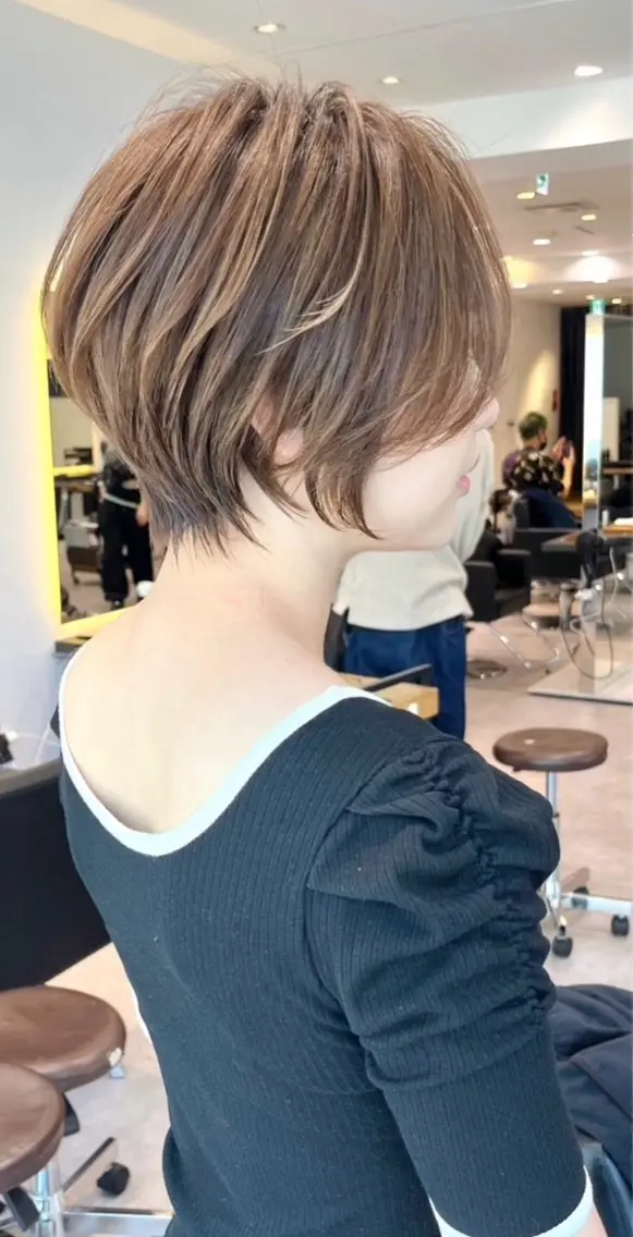ショート カラー カット ヘアカラー トリートメント 【6月限定価格】 ショート特化/荒砂のヘアスタイル