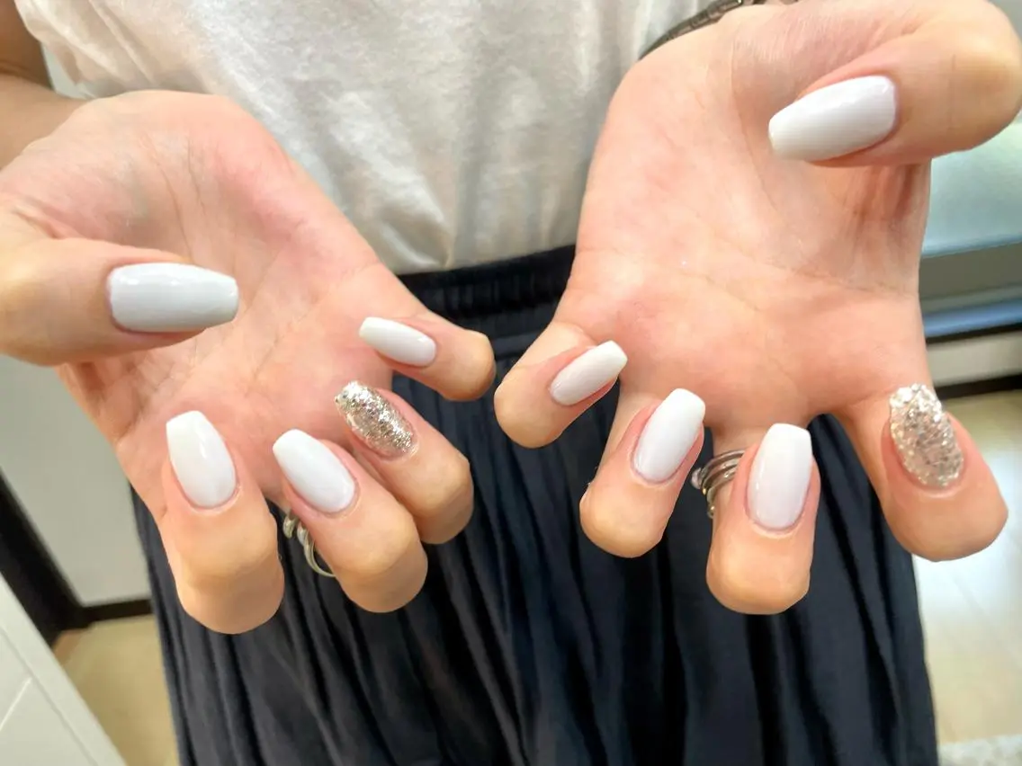 ネイル ラメ(グリッター) salon te.のネイルデザイン