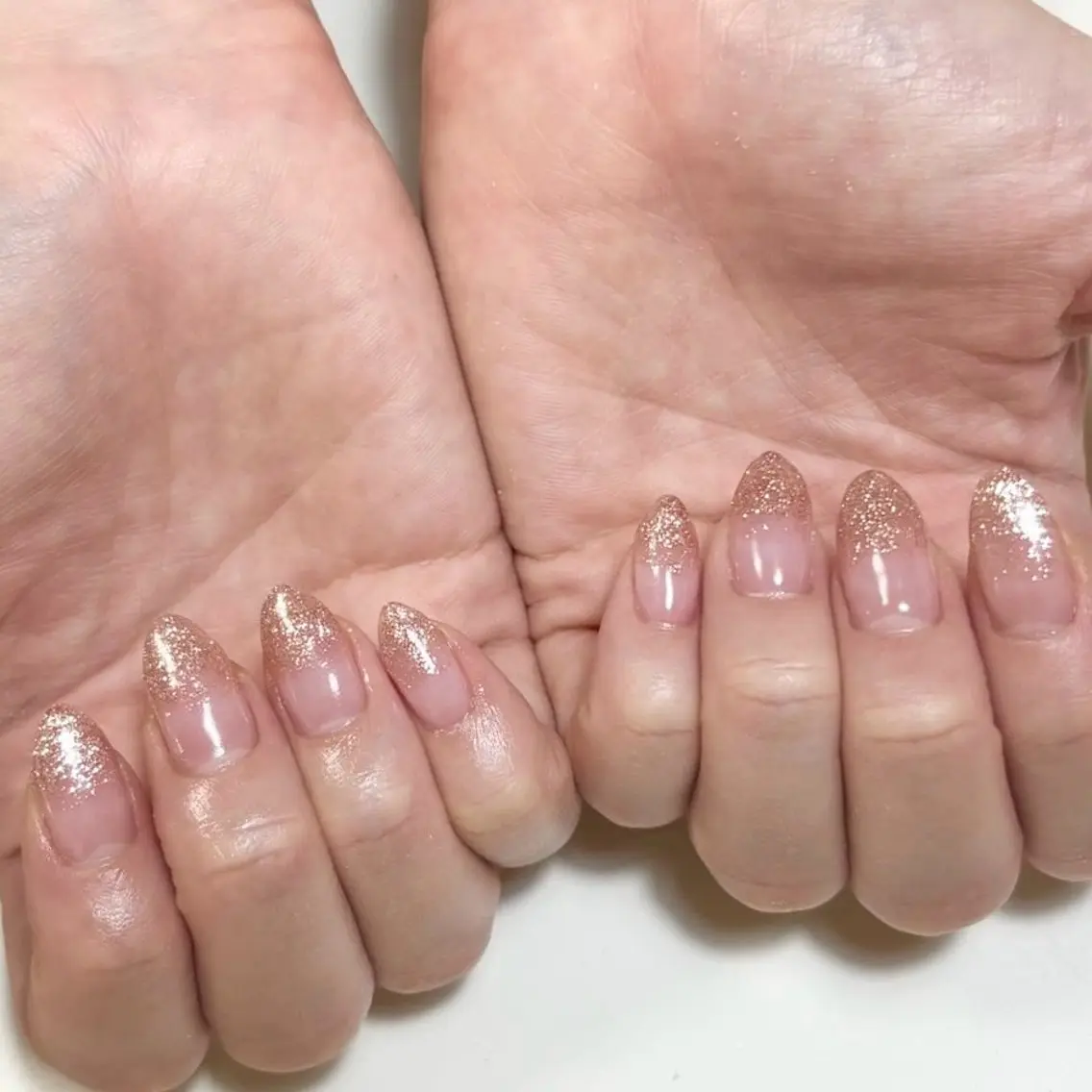 ネイル グラデーション ラメ(グリッター) ラメグラデーション BOTANAIL YUIのネイルデザイン