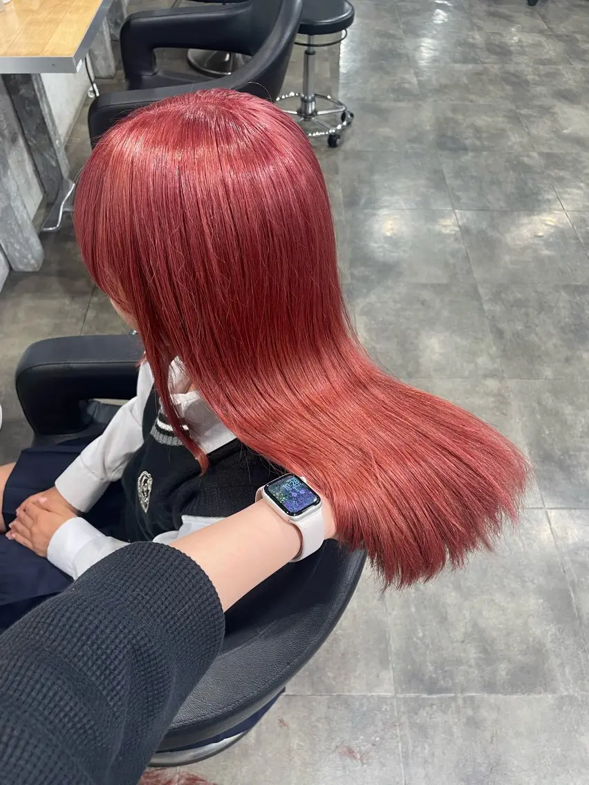 ロング カラー ヘアカラー ハイトーン 横浜💞ミオのヘアスタイル