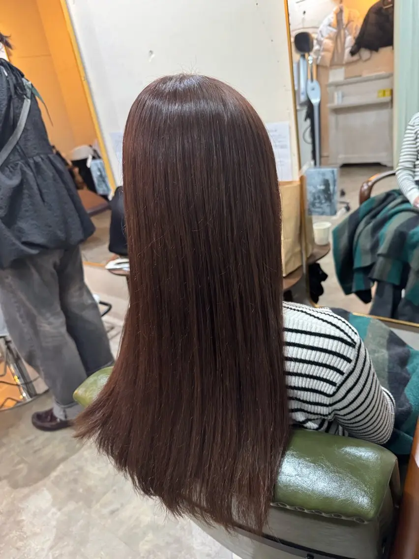 ロング カラー ブラウンカラー バイオレットカラー バイオレットブラウン 🌷MAYU 🌷のヘアスタイル