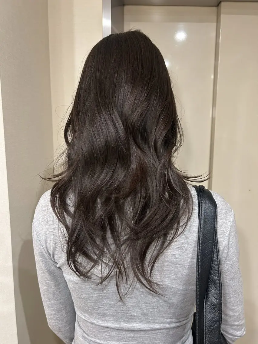 ロング ハッシュカット カット hair&eye🎀 /momoKaのヘアスタイル