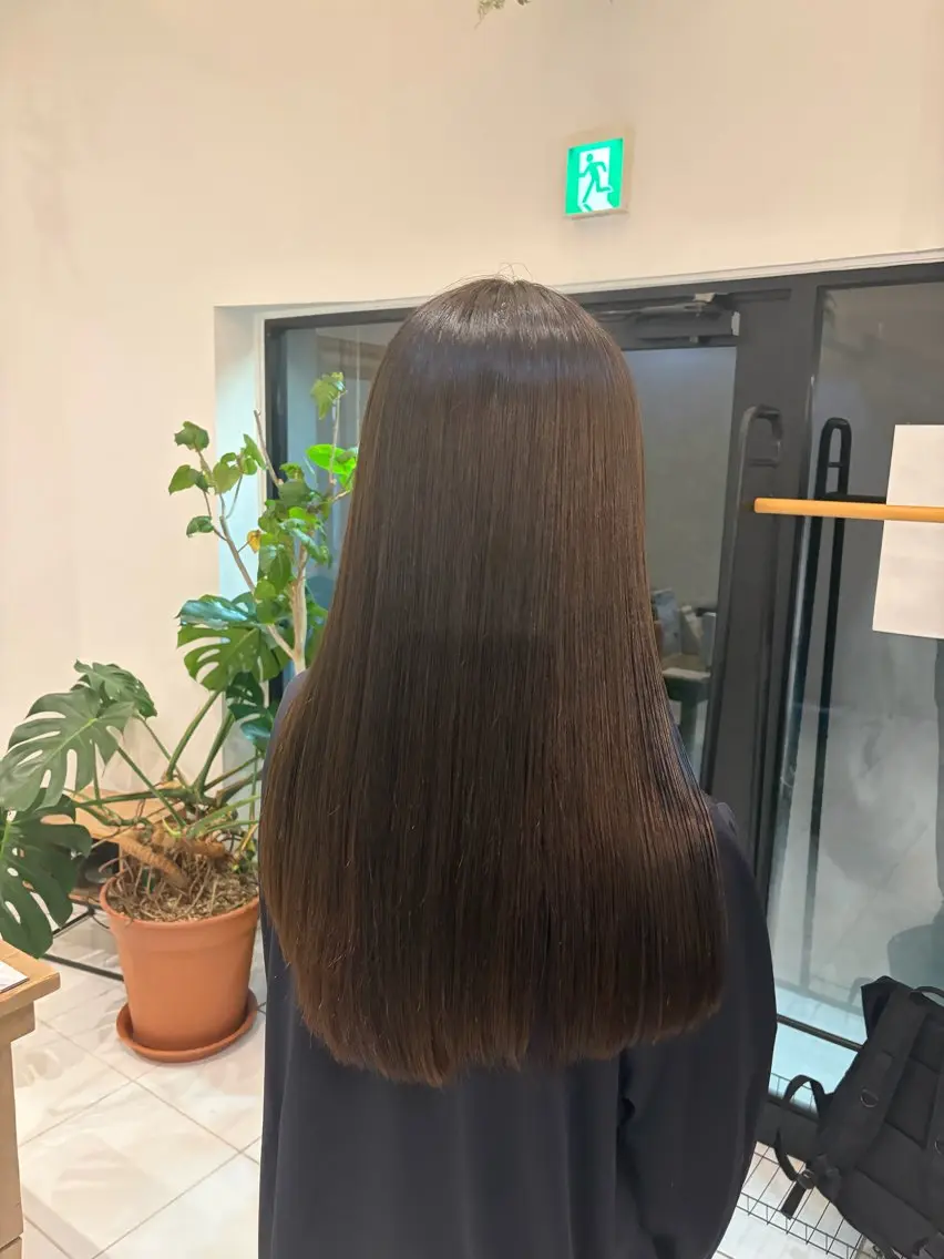 ロング カット ヘアカラー トリートメント 悠良/平塚店 似合わせ/ハイライトのヘアスタイル
