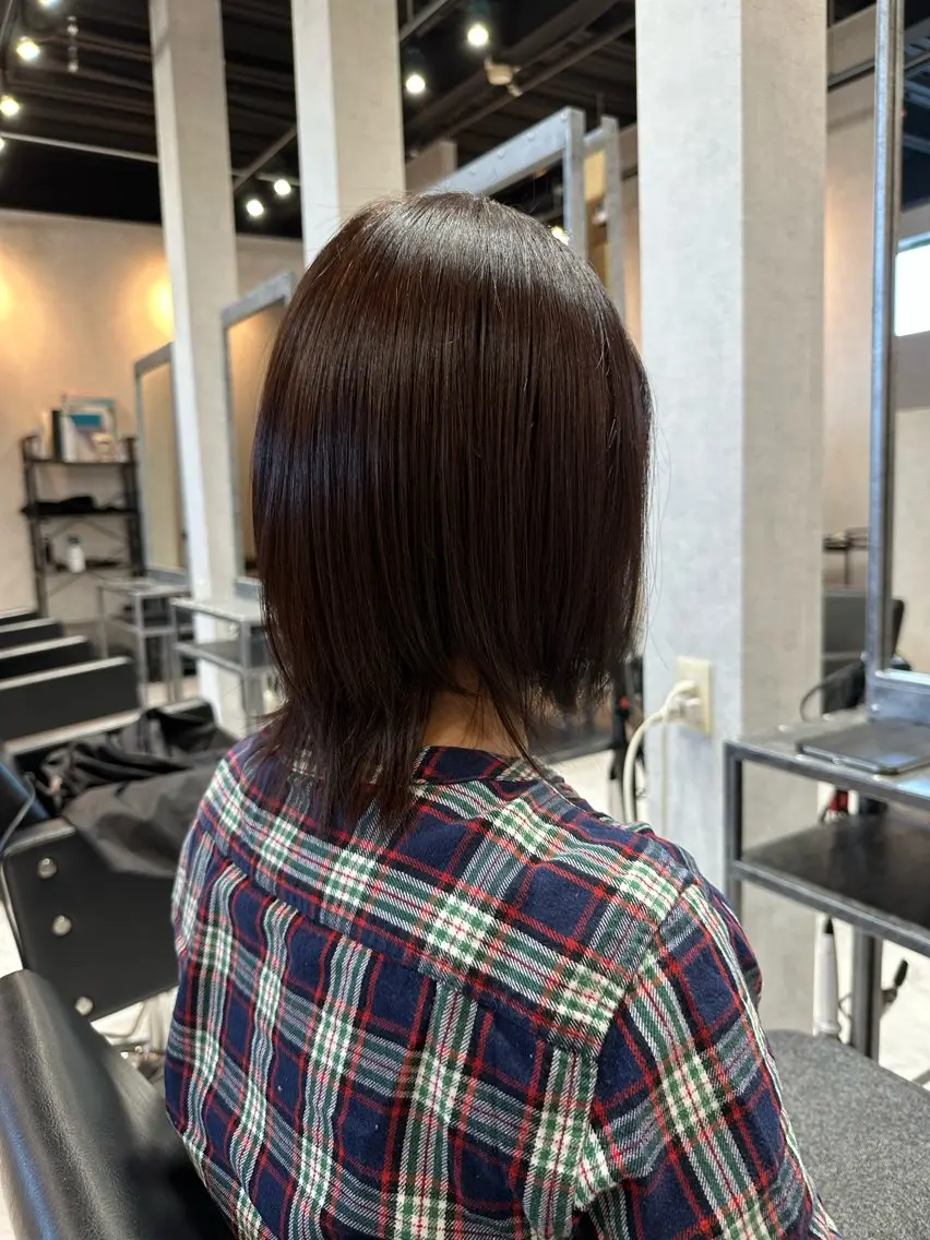カラー 透明感カラー ヘアカラー after'/ REOのヘアスタイル