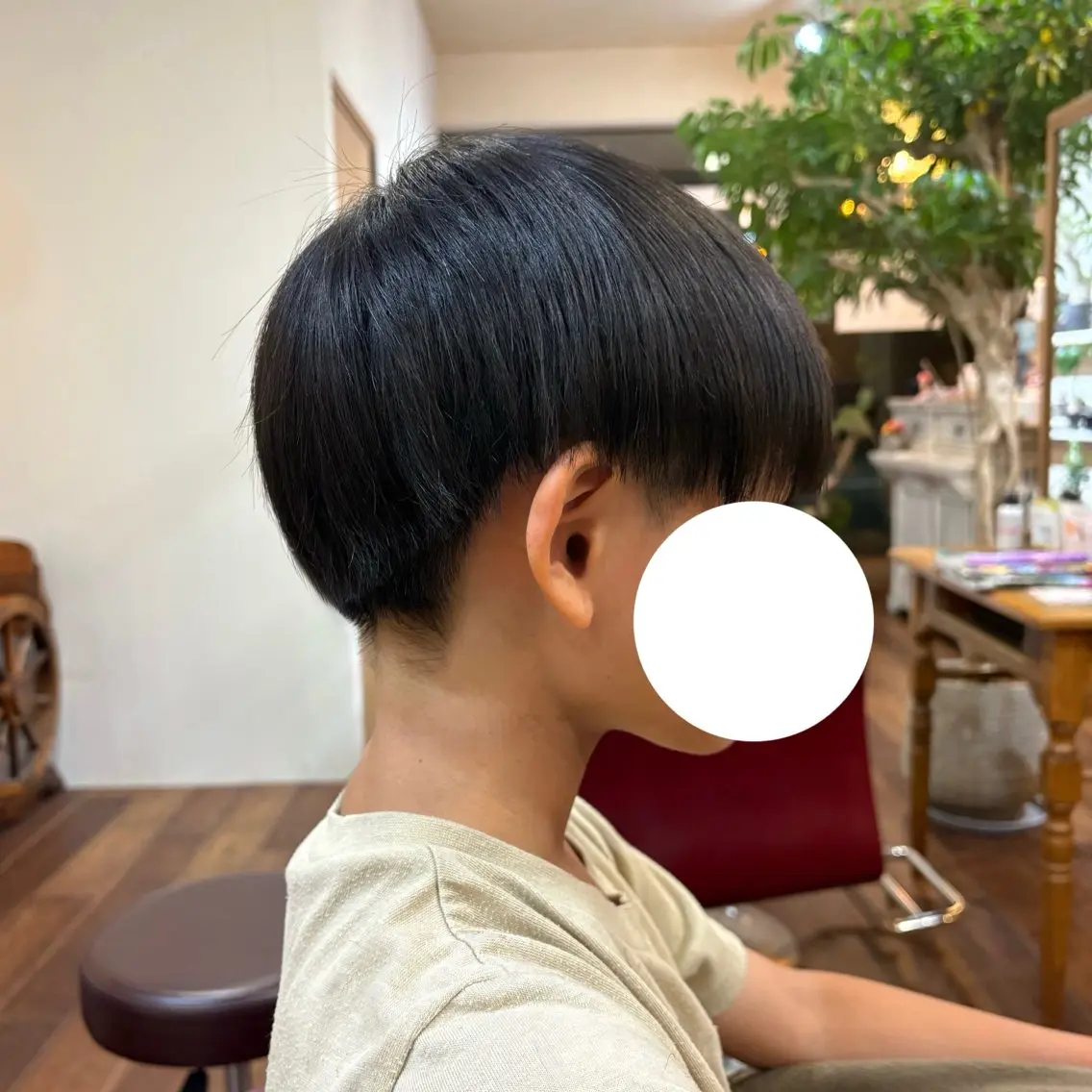 メンズ キッズ マッシュ 足立 千咲のヘアスタイル