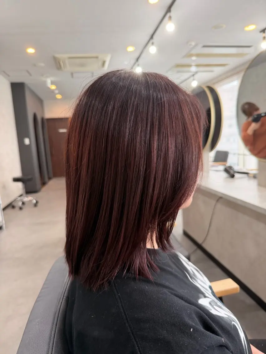 ミディアム カラー ヘアカラー 【LUXIA】 シオンのヘアスタイル